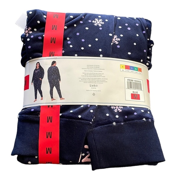 Jane and Bleecker - Silky Stretch Fleece Pajama Set - Picture 4 of 6